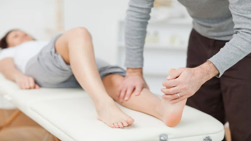 Management and treatment with physiotherapy